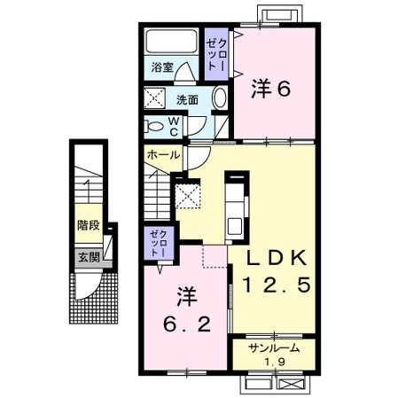 エムティハウスⅡの物件間取画像